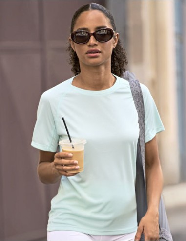 SOL-04788-Womens Raglan Sleeve T-Shirt Vortex